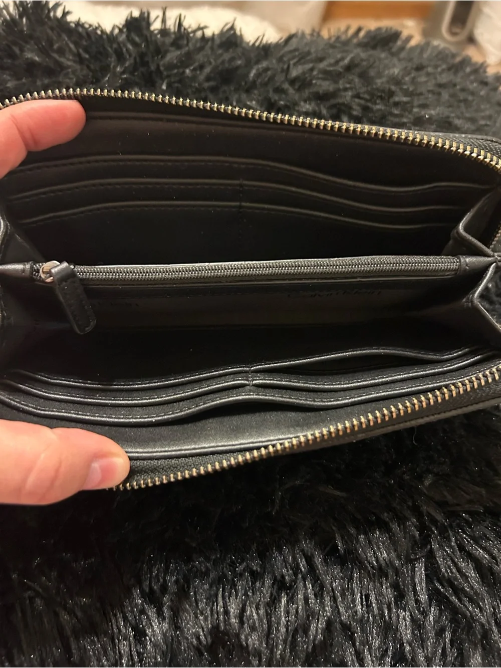 Calvin Klein Leopard Print Zip Around Continental Wallet | Animal Print